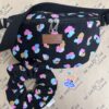 σετ τσάντα μέσης και scrunchie pop leopard