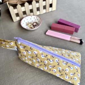 Τριγωνική κασετίνα Leaf Lila Case