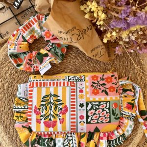 Σετ SMALL Τσαντάκι & Scrunchie SUMMER BREEZE