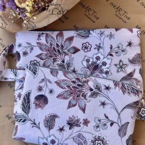 Πλακέ Τσαντάκι FLORAL BABY PINK