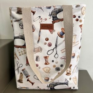 Tote Bag Διπλής Όψης sewing lovers
