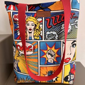 Tote Bag Διπλής Όψης pop starakia