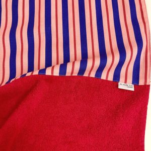 Χειροποίητη Πετσέτα Παραλίας | Candy Stripes red