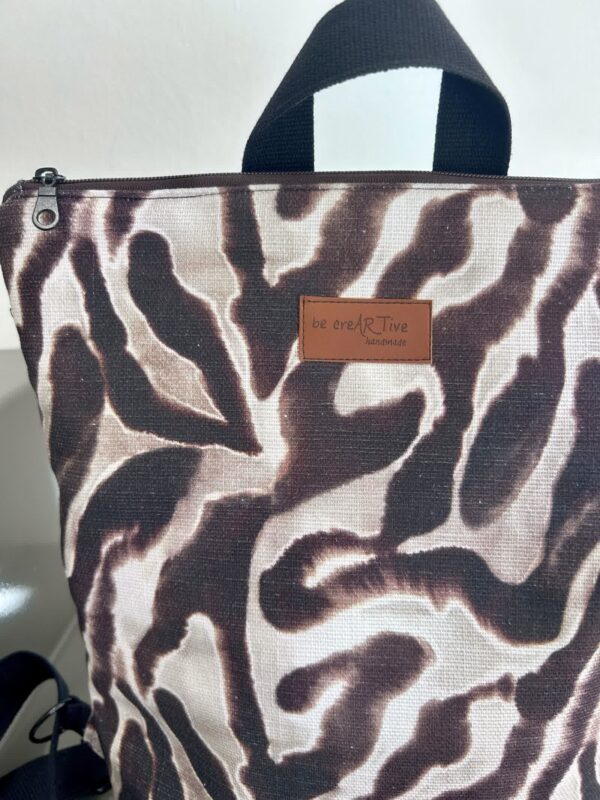 σακίδιο πλάτης με animal print